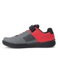 CRANKBROTHERS baratijas - STAMP SPEEDLACE - gris/rojo