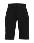 SANTINI pantalones cortos sin tirantes - SELVA - rojo/negro