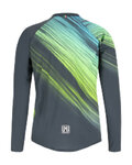 SANTINI maillot de invierno de manga larga - SASSO - verde/gris