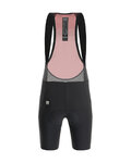 SANTINI pantalones cortos de tirantes - SLEEK RAGGIO - negro