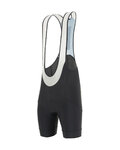 SANTINI pantalones cortos de tirantes - TONO SFERA - gris