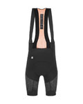 SANTINI pantalones cortos de tirantes - FRECCIA - negro