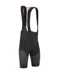 SANTINI pantalones cortos de tirantes - FRECCIA - negro