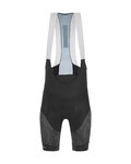 SANTINI pantalones cortos de tirantes - FRECCIA - gris