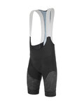 SANTINI pantalones cortos de tirantes - FRECCIA - gris