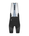 SANTINI pantalones cortos de tirantes - FRECCIA - gris