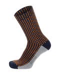 SANTINI calcetines clásicos - SFERA - azul/naranja
