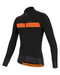 SANTINI maillot de invierno de manga larga - ADAPT WOOL - naranja/negro