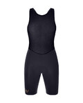 SANTINI pantalones cortos de tirantes - UNICO LADY - negro