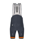 SANTINI pantalones cortos de tirantes - KARMA KINETIC - gris