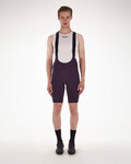SANTINI pantalones cortos de tirantes - UNICO - granate