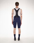 SANTINI pantalones cortos de tirantes - UNICO - azul