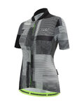 SANTINI jersey de manga corta - DELTA KINETIC LADY - blanco/negro