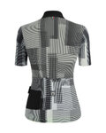 SANTINI jersey de manga corta - DELTA KINETIC LADY - blanco/negro