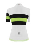 SANTINI jersey de manga corta - ECOSLEEK BENGAL LADY - blanco/verde claro/negro
