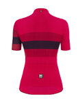 SANTINI jersey de manga corta - ECOSLEEK BENGAL LADY - rojo/negro