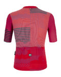 SANTINI jersey de manga corta - DELTA OPTIC - rojo/negro