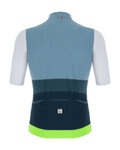SANTINI jersey de manga corta - REDUX ISTINTO - blanco/azul/verde