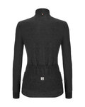 SANTINI maillot de invierno de manga larga - COLORE PURO LADY - gris/negro
