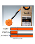 TUBOLITO Alma - S-TUBO ROAD 700x18/28C BLACK - SV80 - naranja