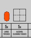 TUBOLITO Alma - TUBO PATCH KIT - naranja