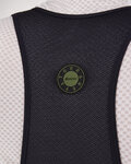 SANTINI pantalones cortos de tirantes - GRAVEL - negro