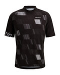 SANTINI jersey de manga corta - FIBRA MTB - negro