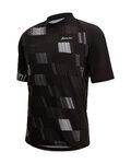 SANTINI jersey de manga corta - FIBRA MTB - negro