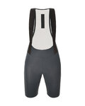 SANTINI pantalones cortos de tirantes - PLUSH - gris