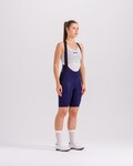 SANTINI pantalones cortos de tirantes - PLUSH - azul