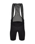 SANTINI pantalones cortos de tirantes - OMNIA - negro