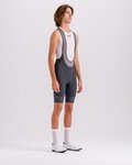 SANTINI pantalones cortos de tirantes - KARMA DELTA - gris