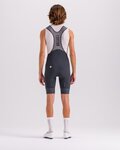 SANTINI pantalones cortos de tirantes - KARMA DELTA - gris