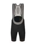 SANTINI pantalones cortos de tirantes - KARMA DELTA - negro