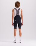 SANTINI pantalones cortos de tirantes - KARMA DELTA - negro