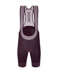 SANTINI pantalones cortos de tirantes - KARMA DELTA  - granate