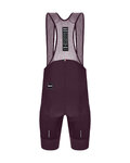 SANTINI pantalones cortos de tirantes - KARMA DELTA  - granate