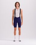 SANTINI pantalones cortos de tirantes - PLUSH - azul