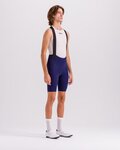 SANTINI pantalones cortos de tirantes - PLUSH - azul