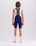 SANTINI pantalones cortos de tirantes - PLUSH - azul