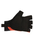 SANTINI guantes de dedos cortos - RIGA - naranja/negro