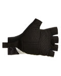 SANTINI guantes de dedos cortos - RIGA - blanco/negro