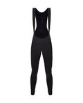 SANTINI pantalones largos con tirantes - GUARD NIMBUS - negro
