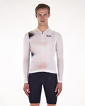SANTINI maillot de verano de manga larga - OMBRA ECO SLEEK  - blanco