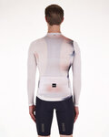 SANTINI maillot de verano de manga larga - OMBRA ECO SLEEK  - blanco