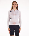 SANTINI maillot de verano de manga larga - OMBRA ECO SLEEK  - blanco