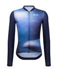 SANTINI maillot de verano de manga larga - OMBRA ECO SLEEK  - azul