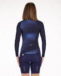 SANTINI maillot de verano de manga larga - OMBRA ECO SLEEK  - azul