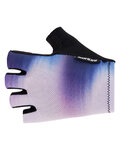 SANTINI guantes de dedos cortos - OMBRA - blanco/azul