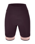 SANTINI pantalones cortos sin tirantes - GIADA PURE - rosa/púrpura